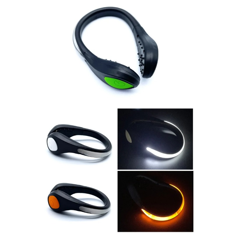 新しい発光シューズクリップライト LED安全警告灯 アウトド - Cycling Gear And Equipment のレビューと価格